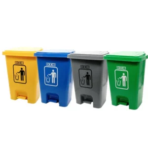 Basureros de Reciclaje Rectangular 7 Galones con Tapa Accionada por el Pie