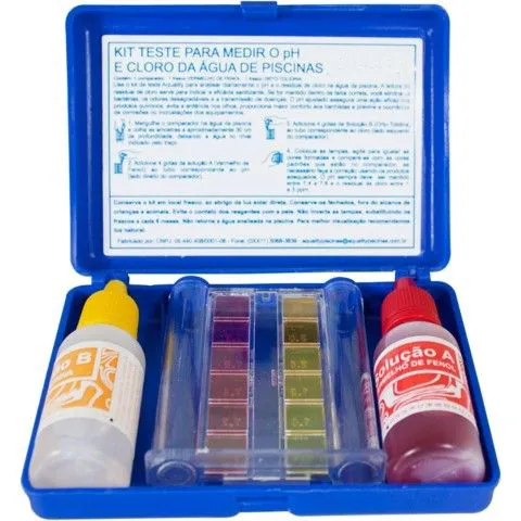 Kit de cloro y pH para piscinas